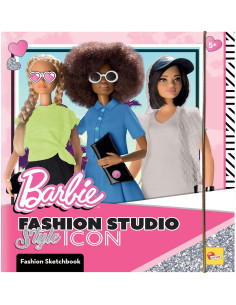 L12839,Set de colorat cu activitati Barbie - Fashion Icon