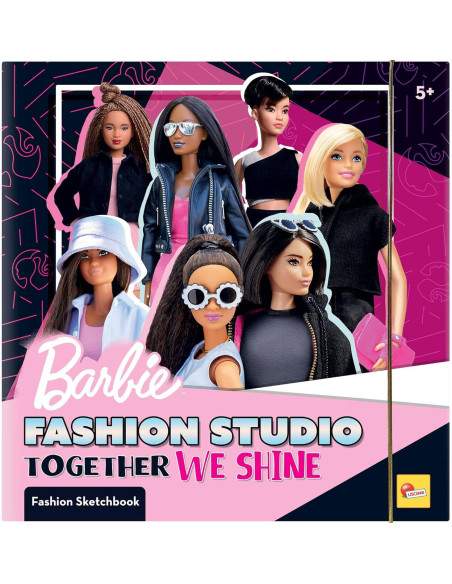 L12808,Set de colorat cu activitati Barbie - Fashion Studio