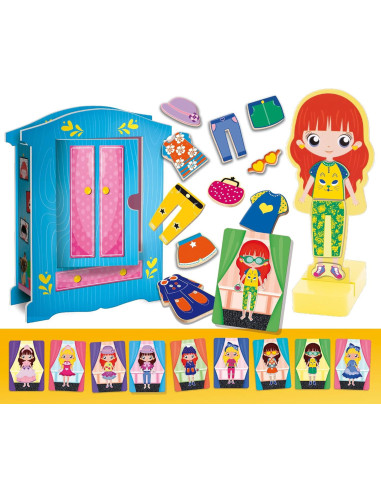 L98361,Joc magnetic Montessori - Parada modei
