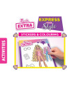 L12679,Carte de colorat cu activitati Barbie - Stilul tau