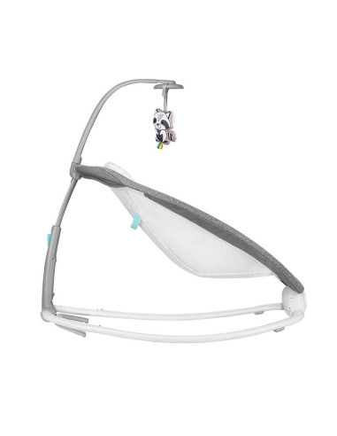 BN-LO-PASCAL_GREY_SCANDI,Fotoliu balansoar, Lionelo, Cu vibratii, Pascal Scandi, Cu 12 melodii linistitoare, Pliabil, 80x49 cm, 