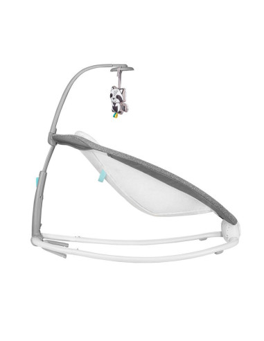 BN-LO-PASCAL_GREY_SCANDI,Fotoliu balansoar, Lionelo, Cu vibratii, Pascal Scandi, Cu 12 melodii linistitoare, Pliabil, 80x49 cm, 