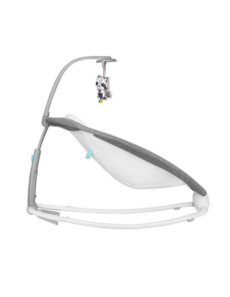 BN-LO-PASCAL_GREY_SCANDI,Fotoliu balansoar, Lionelo, Cu vibratii, Pascal Scandi, Cu 12 melodii linistitoare, Pliabil, 80x49 cm, 