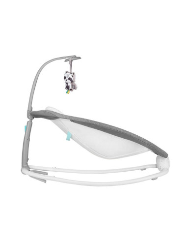 BN-LO-PASCAL_GREY_SCANDI,Fotoliu balansoar, Lionelo, Cu vibratii, Pascal Scandi, Cu 12 melodii linistitoare, Pliabil, 80x49 cm, 