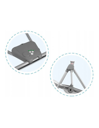 BN-LO-OTTO_COZY_GREY,Fotoliu balansoar, Lionelo, Otto Cozy, Cu melodii, Cu 5 viteze de balansare, Cu temporizator, 57x55 cm, Gri