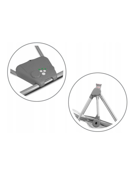 BN-LO-OTTO_COZY_GREY,Fotoliu balansoar, Lionelo, Otto Cozy, Cu melodii, Cu 5 viteze de balansare, Cu temporizator, 57x55 cm, Gri