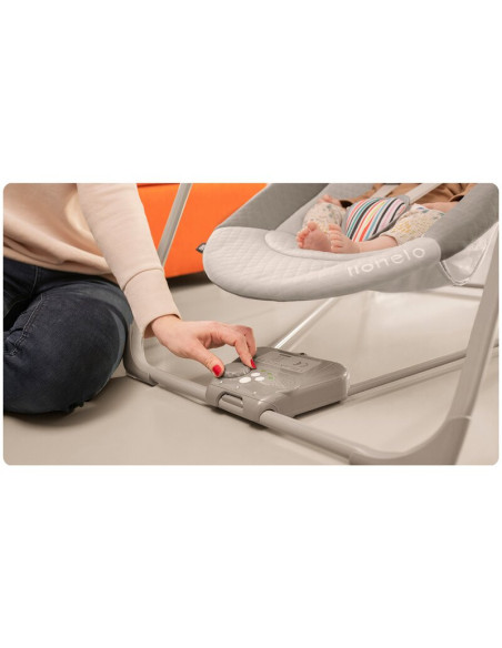 BN-LO-OTTO_COZY_GREY,Fotoliu balansoar, Lionelo, Otto Cozy, Cu melodii, Cu 5 viteze de balansare, Cu temporizator, 57x55 cm, Gri