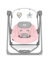 BN-LO-OTTO_PINK_BABY,Fotoliu balansoar, Lionelo, Otto Cozy, Cu melodii, Cu 5 viteze de balansare, Cu temporizator, 57x55 cm, Roz