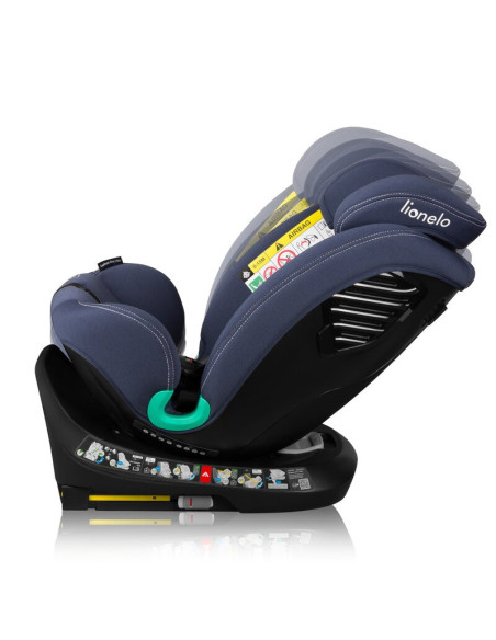 BN-LO-BASTIAAN_ONE_I-SIZE_BLUE_NAVY,Scaun auto, Lionelo, Bastiaan One i-Size, 4 in 1, Protectie laterala, Cu spatar inclinabil i
