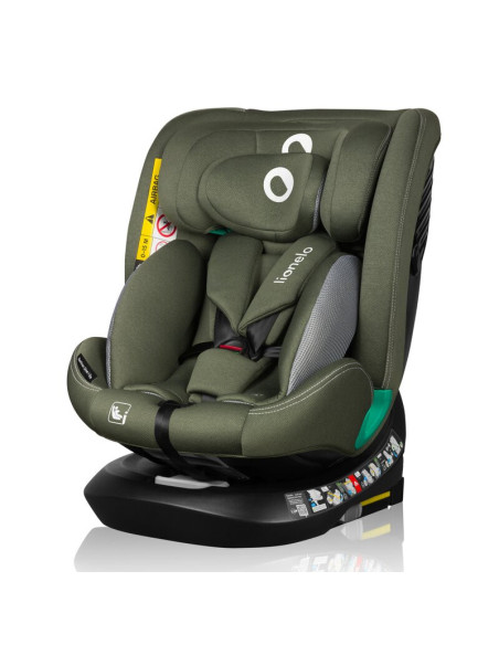 BN-LO-BASTIAAN_ONE_I-SIZE_GREEN_OLIVE,Scaun auto, Lionelo, Bastiaan One i-Size, 4 in 1, Protectie laterala, Cu spatar inclinabil