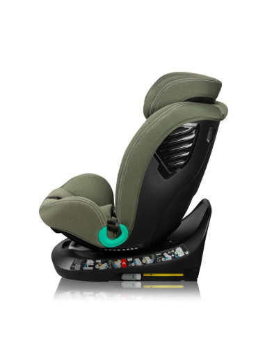 BN-LO-BASTIAAN_ONE_I-SIZE_GREEN_OLIVE,Scaun auto, Lionelo, Bastiaan One i-Size, 4 in 1, Protectie laterala, Cu spatar inclinabil
