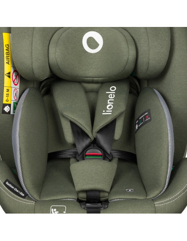 BN-LO-BASTIAAN_ONE_I-SIZE_GREEN_OLIVE,Scaun auto, Lionelo, Bastiaan One i-Size, 4 in 1, Protectie laterala, Cu spatar inclinabil
