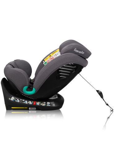 BN-LO-BASTIAAN_ONE_I-SIZE_GREY_STONE,Scaun auto, Lionelo, Bastiaan One i-Size, 4 in 1, Protectie laterala, Cu spatar inclinabil 