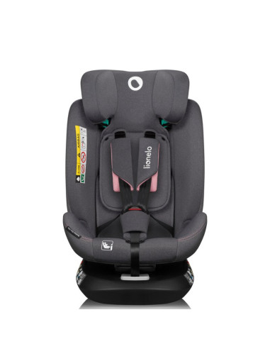 BN-LO-BASTIAAN_ONE_I-SIZE_PINK_ROSE,Scaun auto, Lionelo, Bastiaan One i-Size, 4 in 1, Protectie laterala, Cu spatar inclinabil i
