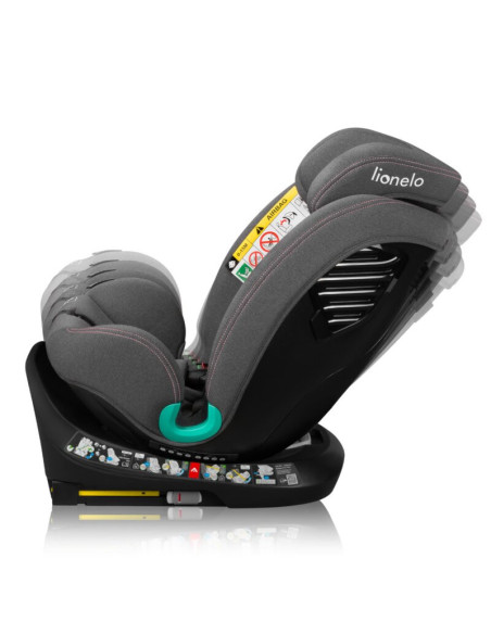 BN-LO-BASTIAAN_ONE_I-SIZE_PINK_ROSE,Scaun auto, Lionelo, Bastiaan One i-Size, 4 in 1, Protectie laterala, Cu spatar inclinabil i