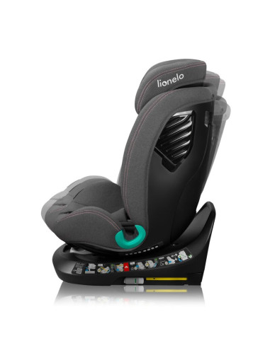 BN-LO-BASTIAAN_ONE_I-SIZE_PINK_ROSE,Scaun auto, Lionelo, Bastiaan One i-Size, 4 in 1, Protectie laterala, Cu spatar inclinabil i