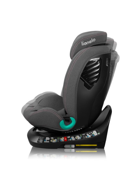 BN-LO-BASTIAAN_ONE_I-SIZE_PINK_ROSE,Scaun auto, Lionelo, Bastiaan One i-Size, 4 in 1, Protectie laterala, Cu spatar inclinabil i