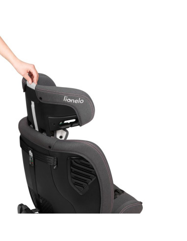 BN-LO-BASTIAAN_ONE_I-SIZE_PINK_ROSE,Scaun auto, Lionelo, Bastiaan One i-Size, 4 in 1, Protectie laterala, Cu spatar inclinabil i