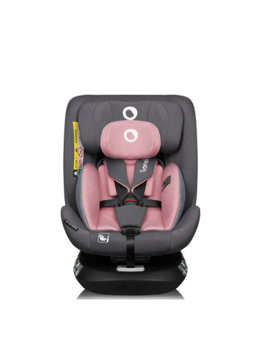 BN-LO-BASTIAAN_ONE_I-SIZE_PINK_ROSE,Scaun auto, Lionelo, Bastiaan One i-Size, 4 in 1, Protectie laterala, Cu spatar inclinabil i