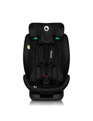 BN-LO-LAVENDER_I-SIZE_BLACK_CARBON,Scaun auto, Lionelo, Lavender I-size, Isofix, Cu centura TopTether, Cu spatar inclinabil in 5