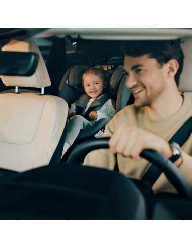 BN-LO-LAVENDER_I-SIZE_BLACK_CARBON,Scaun auto, Lionelo, Lavender I-size, Isofix, Cu centura TopTether, Cu spatar inclinabil in 5