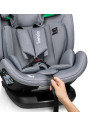 BN-LO-LAVENDER_I-SIZE_GREY_STONE,Scaun auto, Lionelo, Lavender I-size, Isofix, Cu centura TopTether, Cu spatar inclinabil in 5 p