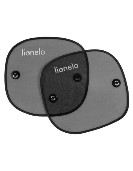 BN-LO-SUNSHADE_BLACK,Set 2 parasolare auto, Lionelo, Sunshade, Universal, Cu ventuze, Include saculet depozitare, 44x38 cm, Negr