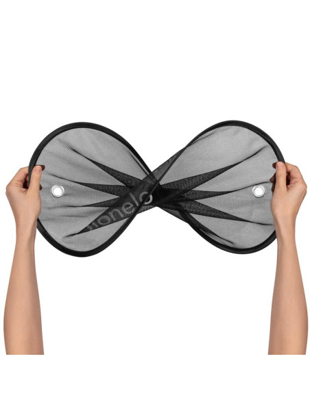 BN-LO-SUNSHADE_BLACK,Set 2 parasolare auto, Lionelo, Sunshade, Universal, Cu ventuze, Include saculet depozitare, 44x38 cm, Negr