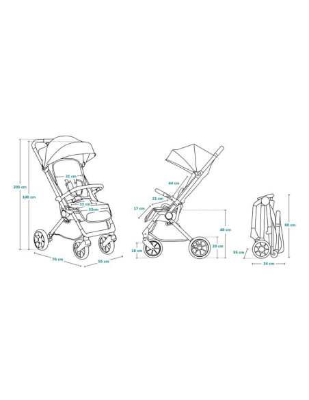 BN-LO-CLOE_BLACK_ONYX,Carucior sport, Lionelo, Cloe, Cu accesorii, Cadru din aluminiu, Pana la 22 kg, Usor, Pliere compacta pent BN-LO-CLOE_BLACK_ONYX,Carucior sport, Lionelo, Cloe, Cu accesorii, Cadru din aluminiu, Pana la 22 kg, Usor, Pliere compacta pent