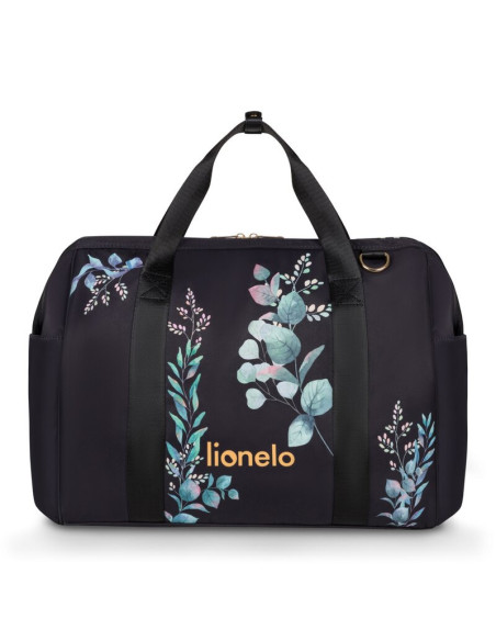 BN-LO-IDA_GOLDEN_MOMENTS,Geanta pentru mamici, Lionelo, Ida, Golden Moments, Editie limitata, Cu multiple compartimente, Negru