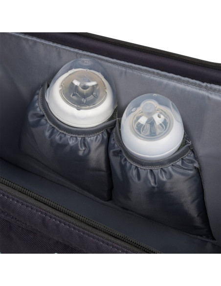 BN-LO-IDA_GOLDEN_MOMENTS,Geanta pentru mamici, Lionelo, Ida, Golden Moments, Editie limitata, Cu multiple compartimente, Negru