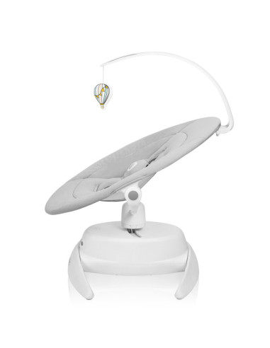 BN-LO-IRIS_GREY_CONCRETE,Balansoar, Lionelo, Iris, 2 in 1, Rotire 360 grade, Electric, Cu 3 moduri de leganare, Cu 5 trepte de v