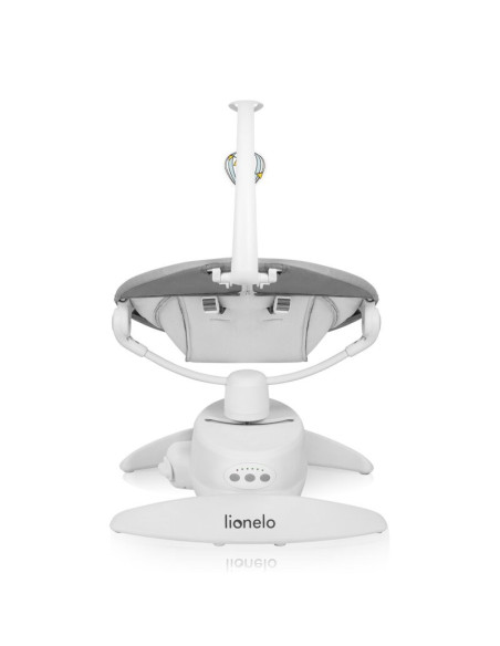 BN-LO-IRIS_GREY_CONCRETE,Balansoar, Lionelo, Iris, 2 in 1, Rotire 360 grade, Electric, Cu 3 moduri de leganare, Cu 5 trepte de v