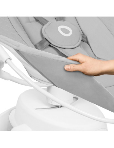 BN-LO-IRIS_GREY_CONCRETE,Balansoar, Lionelo, Iris, 2 in 1, Rotire 360 grade, Electric, Cu 3 moduri de leganare, Cu 5 trepte de v