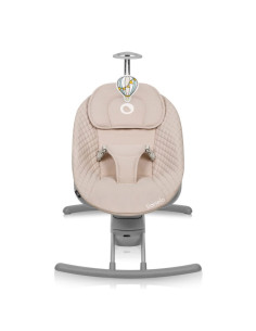 BN-LO-RIO_BEIGE_LATTE,Leagan, Lionelo, Rio, Electric, Cu 3 viteze de leganare, Cu 8 melodii, Cu telecomanda, Cu husa detasabila, 2