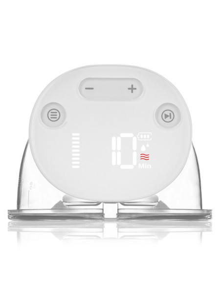 BN-LOC-FIDI_FREE_SIMPLE_WHITE_NATURAL,Pompa de san, Lionelo, Fidi Free Simple, Portabila, Cu accesorii, Hands-free, 9 functii de