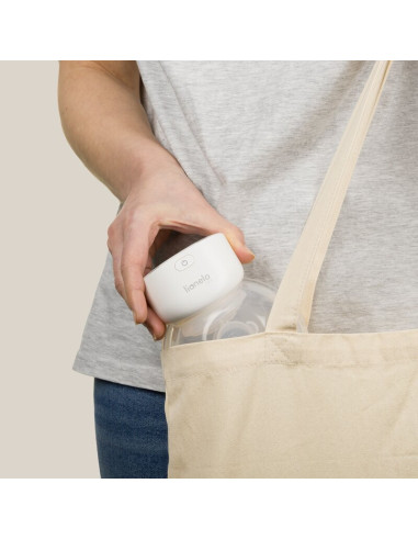 BN-LOC-FIDI_FREE_SIMPLE_WHITE_NATURAL,Pompa de san, Lionelo, Fidi Free Simple, Portabila, Cu accesorii, Hands-free, 9 functii de