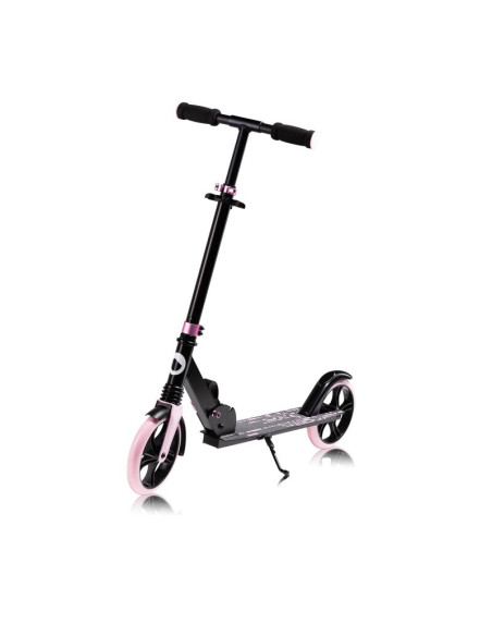 BN-LO-LUCA_BLACK_CARBON_PINK,Trotineta, Lionelo, Luca, Pentru copii sau adulti, Ultrapliabila, Pana la 100 Kg, Conform cu standa