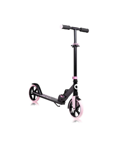 BN-LO-LUCA_BLACK_CARBON_PINK,Trotineta, Lionelo, Luca, Pentru copii sau adulti, Ultrapliabila, Pana la 100 Kg, Conform cu standa