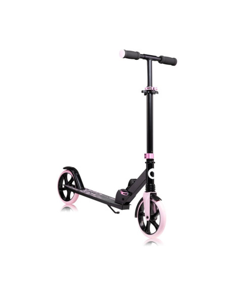 BN-LO-LUCA_BLACK_CARBON_PINK,Trotineta, Lionelo, Luca, Pentru copii sau adulti, Ultrapliabila, Pana la 100 Kg, Conform cu standa