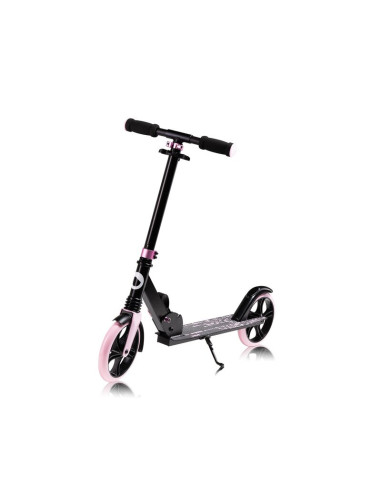 BN-LO-LUCA_BLACK_CARBON_PINK,Trotineta, Lionelo, Luca, Pentru copii sau adulti, Ultrapliabila, Pana la 100 Kg, Conform cu standa