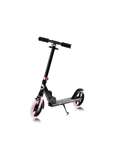 BN-LO-LUCA_BLACK_CARBON_PINK,Trotineta, Lionelo, Luca, Pentru copii sau adulti, Ultrapliabila, Pana la 100 Kg, Conform cu standa