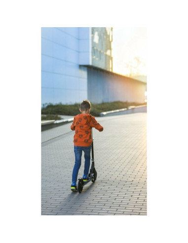 BN-LO-LUCA_BLACK_CARBON_PINK,Trotineta, Lionelo, Luca, Pentru copii sau adulti, Ultrapliabila, Pana la 100 Kg, Conform cu standa