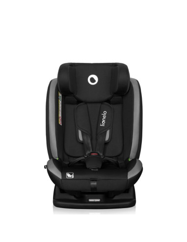 BN-LO-AART_I-SIZE_GREY_GRAPHITE,Scaun auto, Lionelo, Aart i-Size, Cu spatar inclinabil in 4 pozitii, Cu tetiera reglabila in 13 