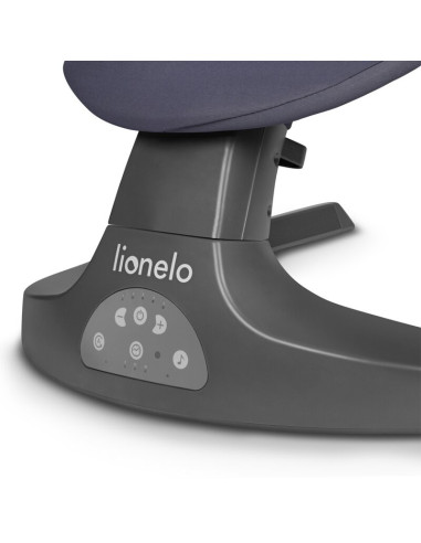 BN-LO-RALF_GREY_WHITE,Balansoar si sezlong, Lionelo, Ralf, 2 in 1, Electric, Cu telecomanda si cablu USB, Cu miscare laterala de