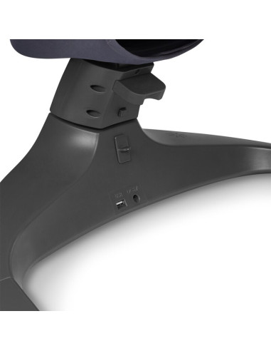 BN-LO-RALF_GREY_WHITE,Balansoar si sezlong, Lionelo, Ralf, 2 in 1, Electric, Cu telecomanda si cablu USB, Cu miscare laterala de