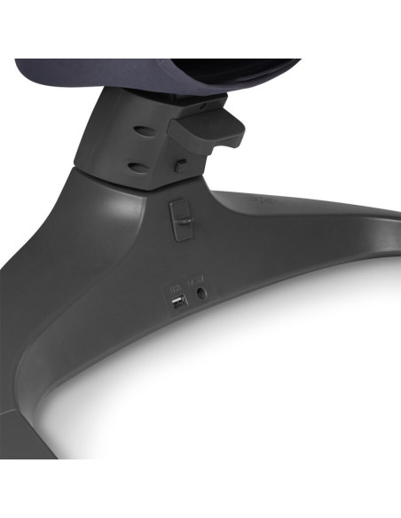 BN-LO-RALF_GREY_WHITE,Balansoar si sezlong, Lionelo, Ralf, 2 in 1, Electric, Cu telecomanda si cablu USB, Cu miscare laterala de