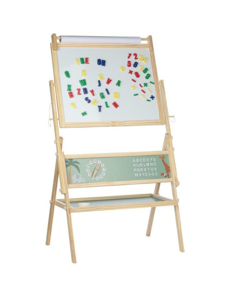 BN-80609,Tablita magnetica, Free2Play, 2 in 1, Cu litere si cifre magnetice, Din lemn, Conform cu standardul european de securit BN-80609,Tablita magnetica, Free2Play, 2 in 1, Cu litere si cifre magnetice, Din lemn, Conform cu standardul european de securit