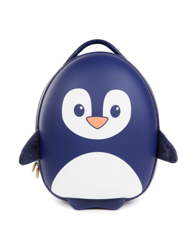 E34-973-465,Valiza Troler Boppi, Pinguin albastru