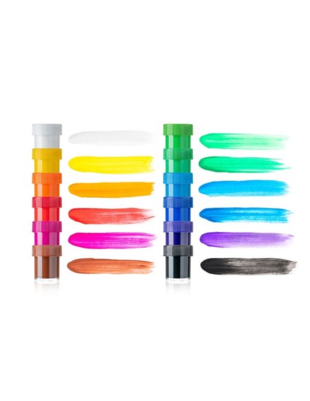 Culori guasa Brilia Daco CU220, 20 ml, 12 culori Culori guasa Brilia Daco CU220, 20 ml, 12 culori